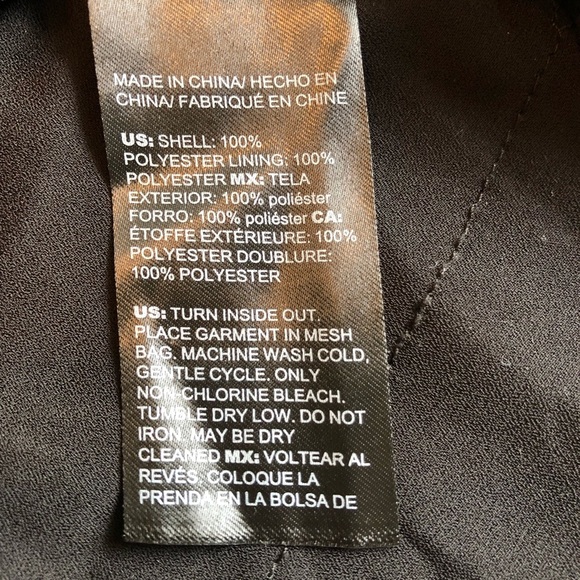 White House/Black Market Elegant Black and Gold Women's Dress Size XS - Picture 6 of 6